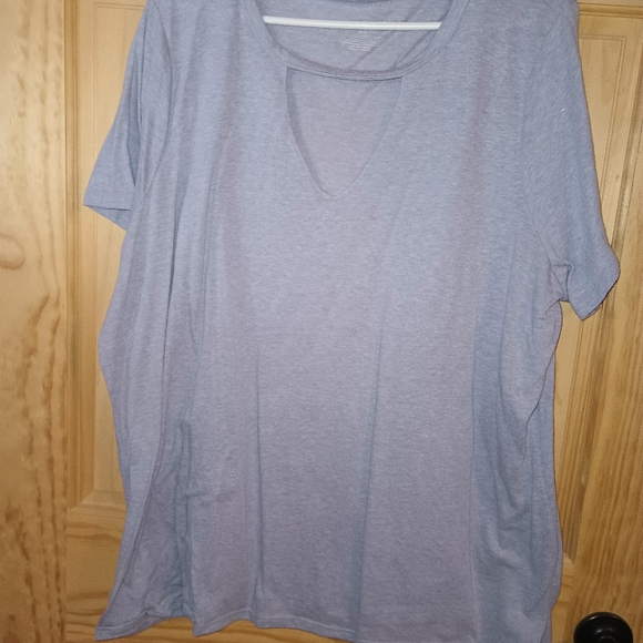 Lane Bryant Tops - Lane Bryant Short Sleeve Top - Soft Lavender